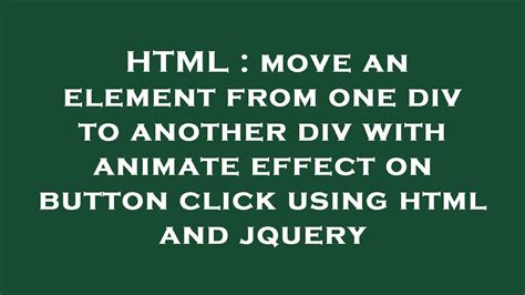 Image result for How to Move the Topic in HTML