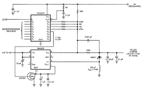 Toradh íomhá ar LCD-screen Circuit Diagram