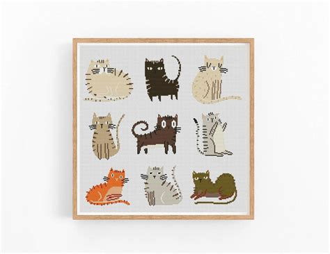 Image result for Cat Kitten Cross Stitch Patterns