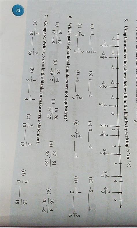 Number Line Fill in the Blanks に対する画像結果