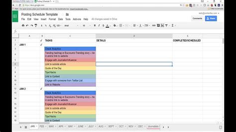 YouTube Content Calendar Template に対する画像結果