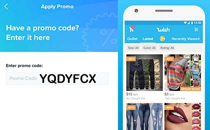 Image result for Code Promo Wish