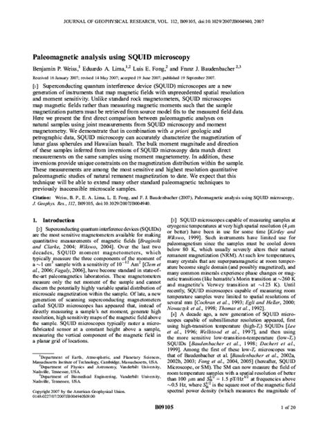 Toradh íomhá ar Squid Microscopy