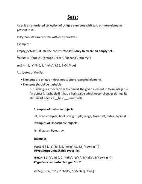 Afbeeldingsresultaten voor Making Set in Python