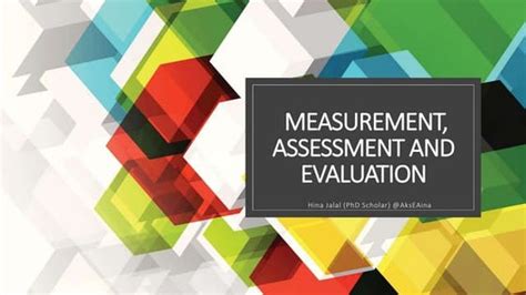 Afbeeldingsresultaten voor Assessment and Measurement Module
