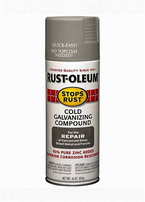 Toradh íomhá ar Cold Galvanize Spray