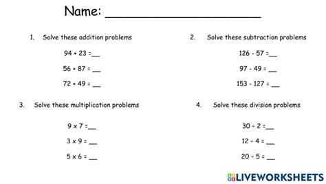 Image result for Addition Subtraction Multiplication Division