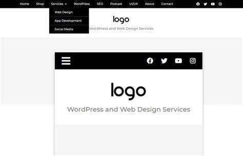 Elementor Header Template に対する画像結果