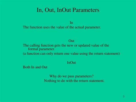 Afbeeldingsresultaten voor Out Parameter C++
