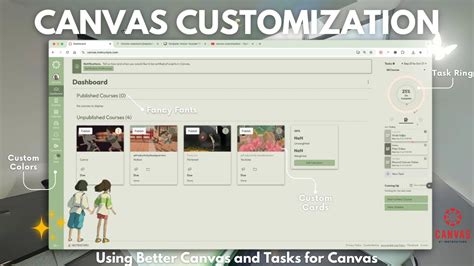 How to Customize Your Canvas Dashboard | Back to School - YouTube