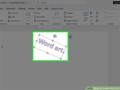 Image result for Steps to Process Word Art