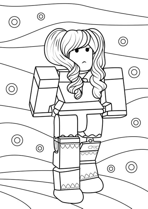 Image result for Girl Roblox Outline Coloring