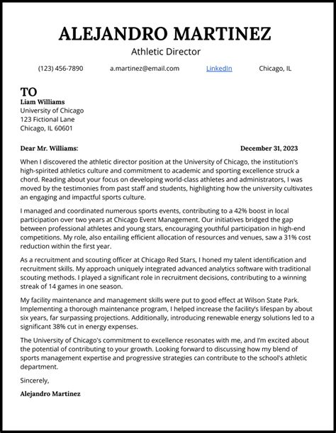 Image result for Director Cover Letter