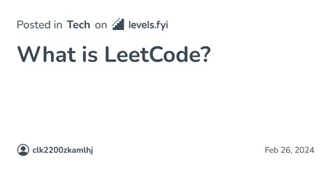 Image result for LeetCode Levels