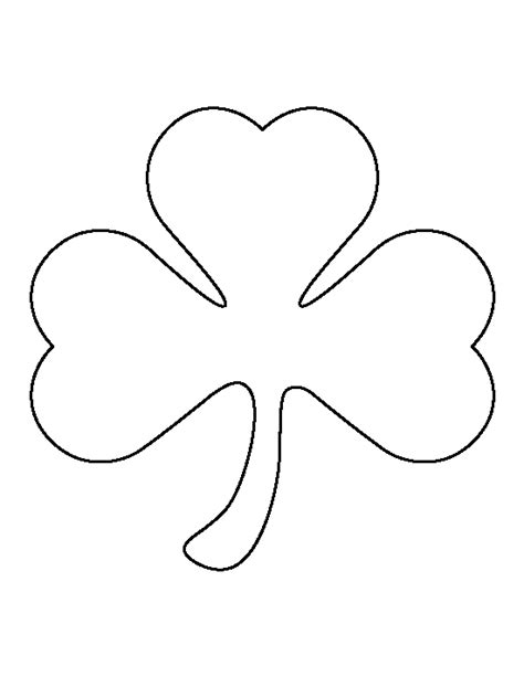 Image result for Pattern for Shamrock