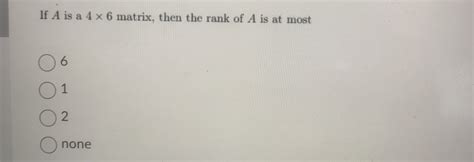 4 by 6 Matrix に対する画像結果