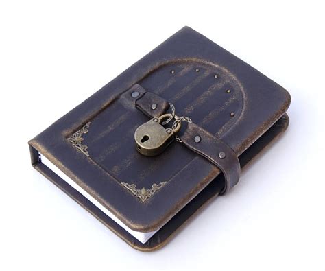 Image result for Leather Journal with Lock and Key