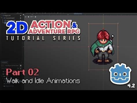 Image result for 2D Character Design Godot Engine Idle Walk Attack