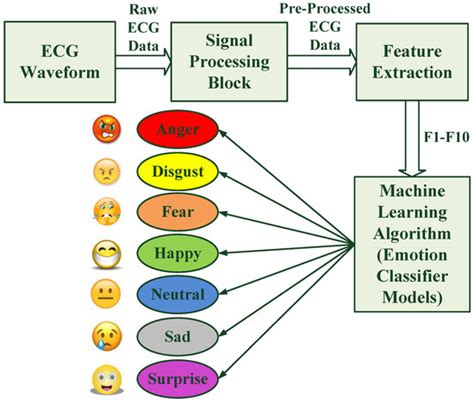 Image result for Block Diagram for ECG Based Emotion Recognition System Using Machine Learning