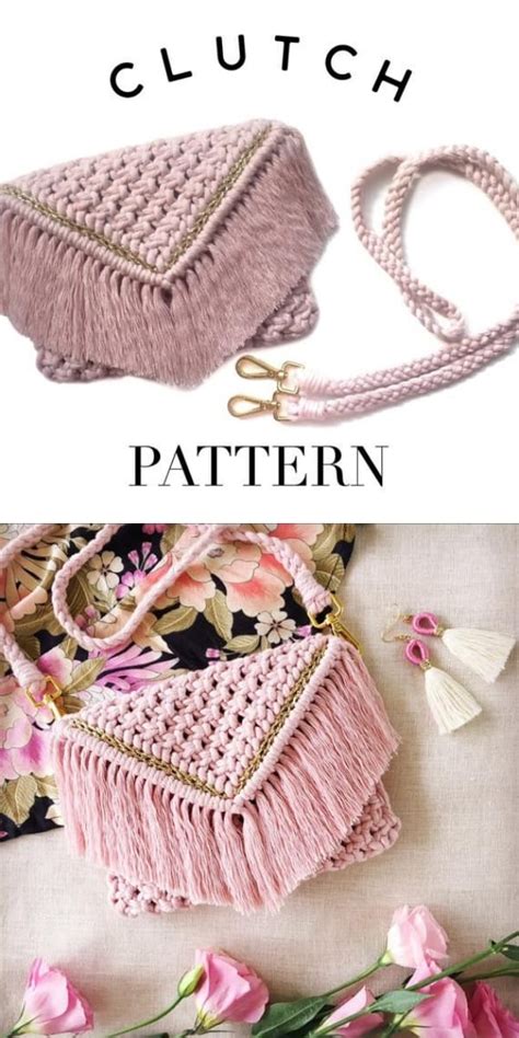 Afbeeldingsresultaten voor Macrame Purse Patterns Free