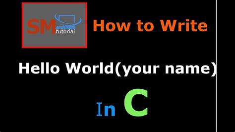 Image result for How to Code Your Name in C