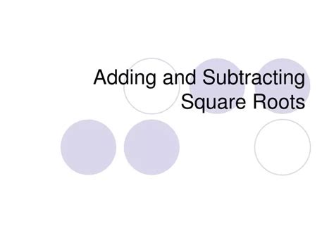 Subtracting 2 Square Roots に対する画像結果