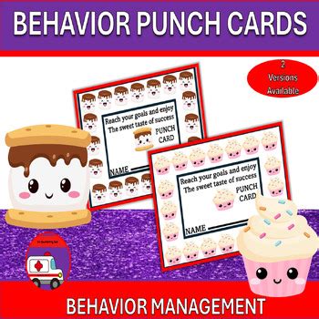 Image result for Behavior Management Punch Cards