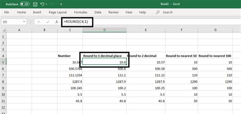 How to Round Values in Excel に対する画像結果