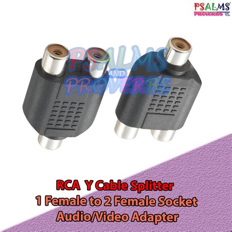 Toradh íomhá ar RCA Y Cable Splitter