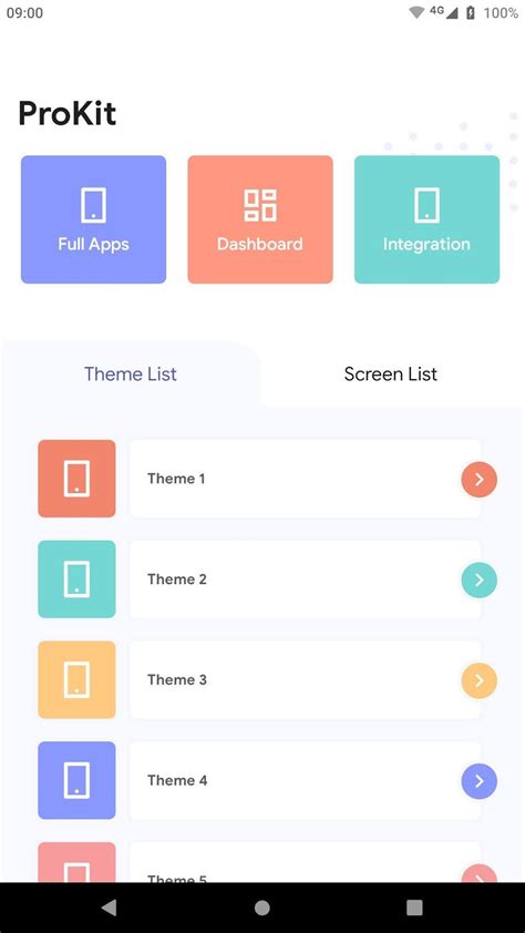 Android List Design Template に対する画像結果