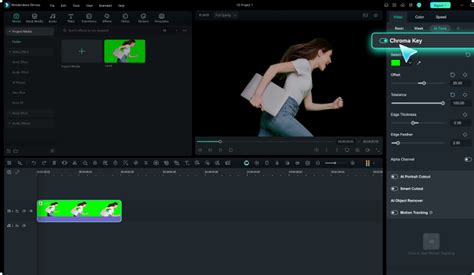Toradh íomhá ar Filmora Green Background
