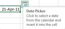 Image result for Date PICKER Long Date Excel