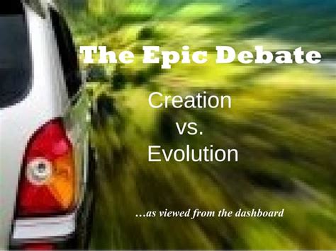 Toradh íomhá ar Creation vs Evolution