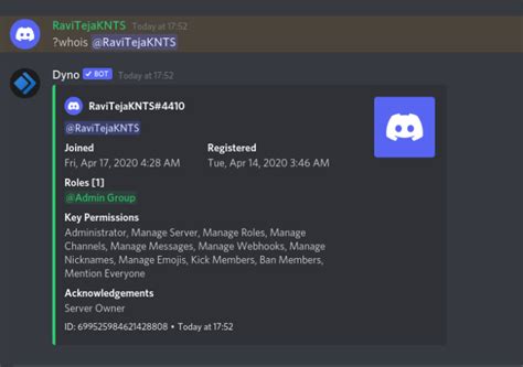 Dyno Bot Bad Words ਲਈ ਪ੍ਰਤੀਬਿੰਬ ਨਤੀਜਾ