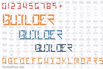 Image result for Builder Font