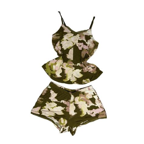 Image result for Green Floral Pyjamas