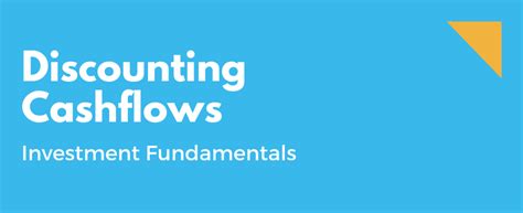 How to Discount Cash Flows に対する画像結果