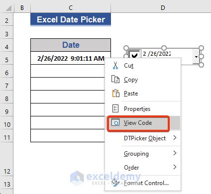 Image result for Date PICKER Long Date Excel