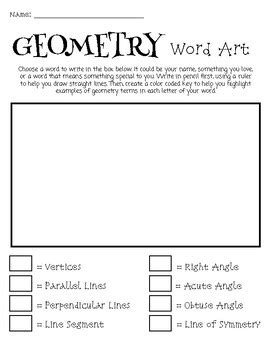 Afbeeldingsresultaten voor Geometry Word Art