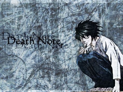 Toradh íomhá ar L Lawliet Death Note