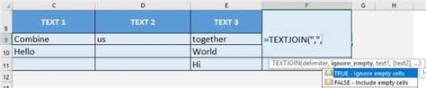 Image result for Textjoin Formula Not in Excel