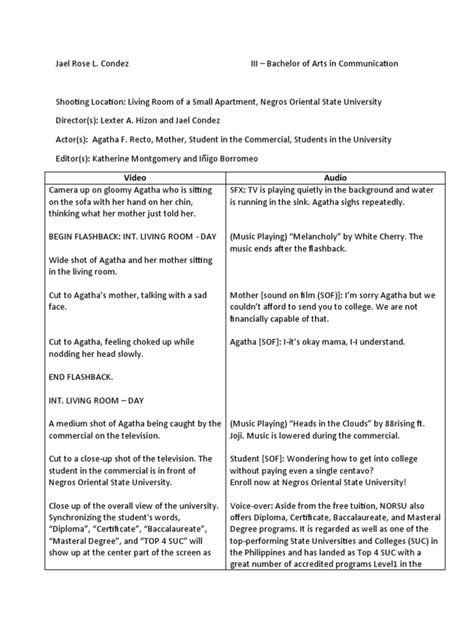 Toradh íomhá ar Technical Demo Script