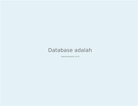 Image result for Web Database Namanya Adalah