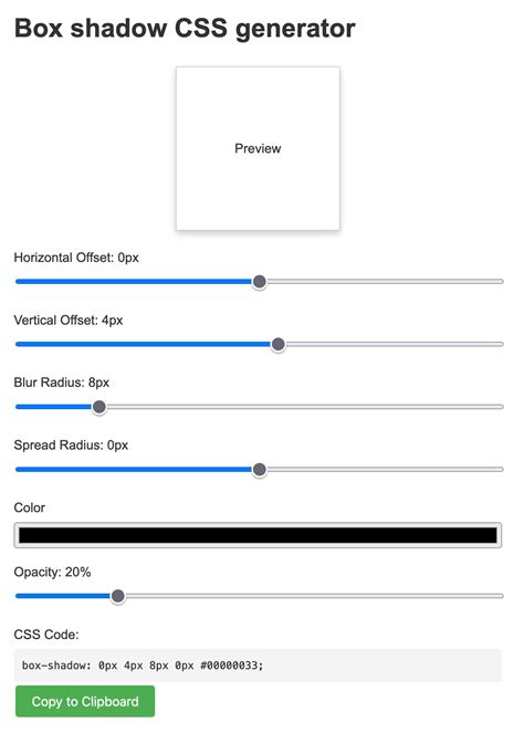 Toradh íomhá ar Shadow Effect Generator CSS