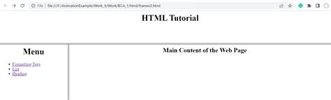 Image result for Nesting of Frames in HTML