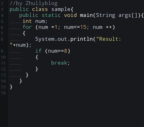 Image result for Use of Break Statement in Java