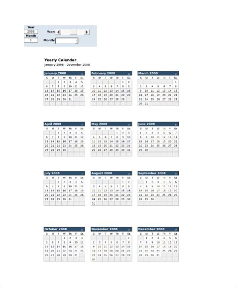 Microsoft Excel Calendar Template に対する画像結果