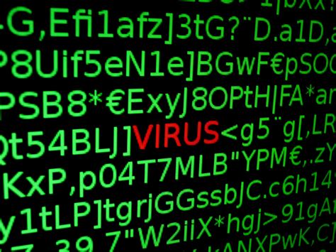 Toradh íomhá ar Virus On Computer