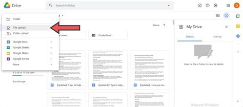 Toradh íomhá ar Open Word Document in Google Docs