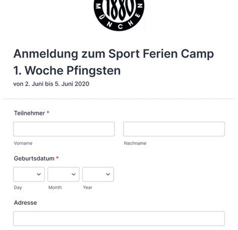 Image result for Feriencamp Anmeldung